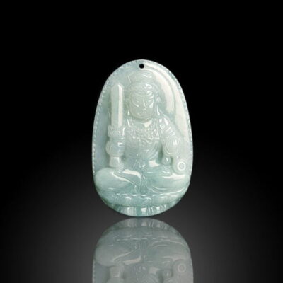 Mặt Phật Bất Động Minh Vương Ngọc Jade